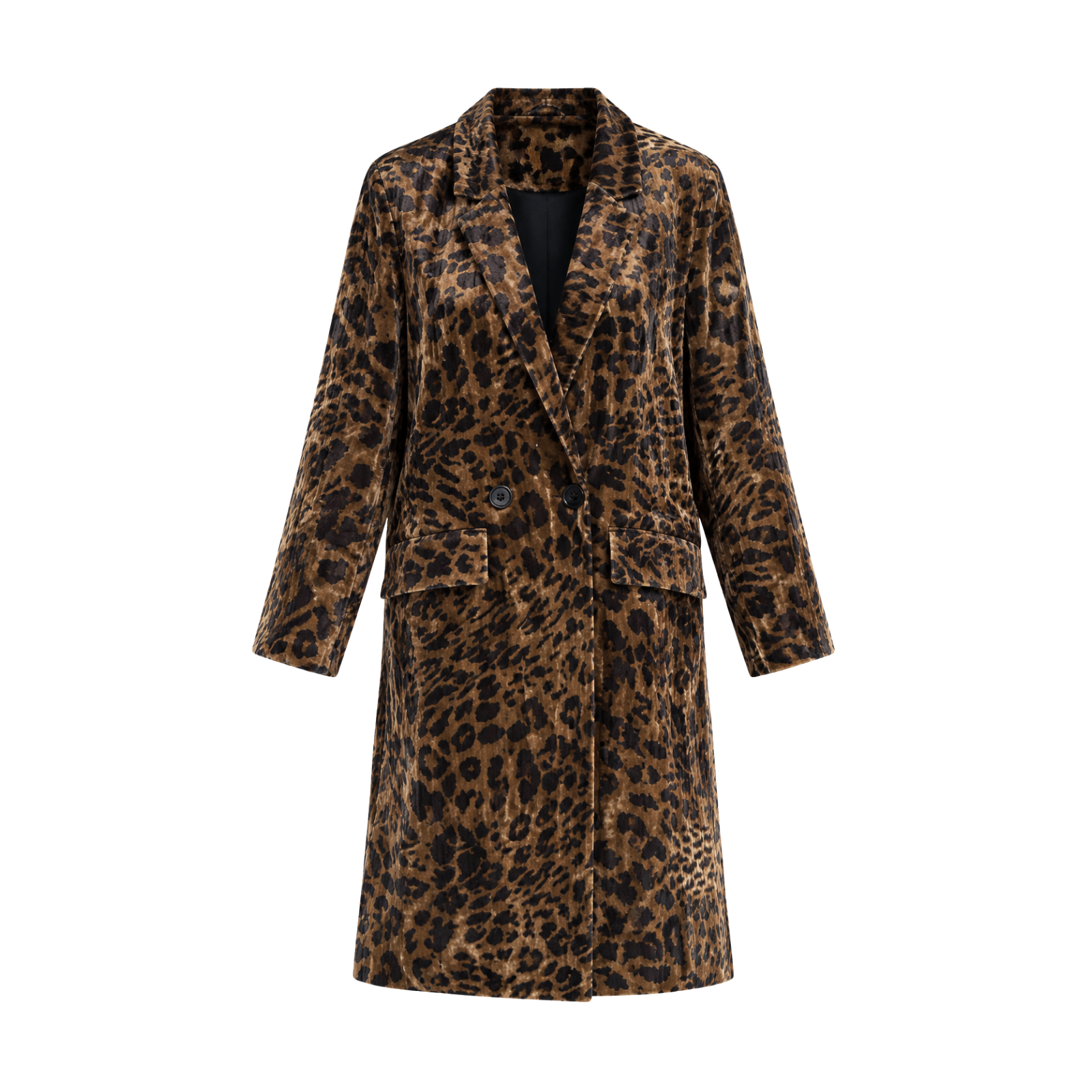 Jagger Leopard Velvet Duster