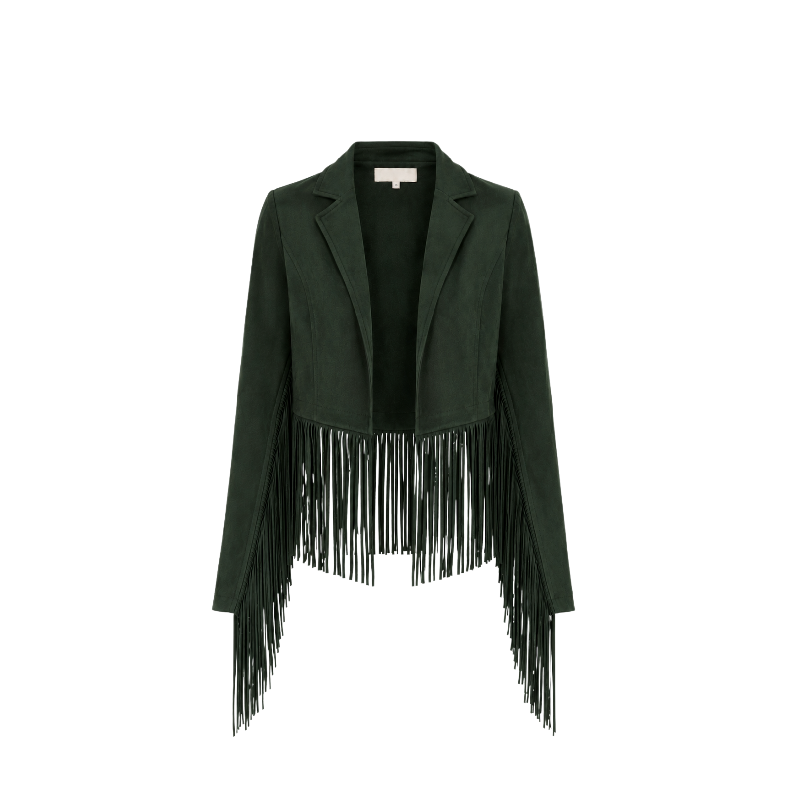 Ivy Fringed Faux Suede Jacket